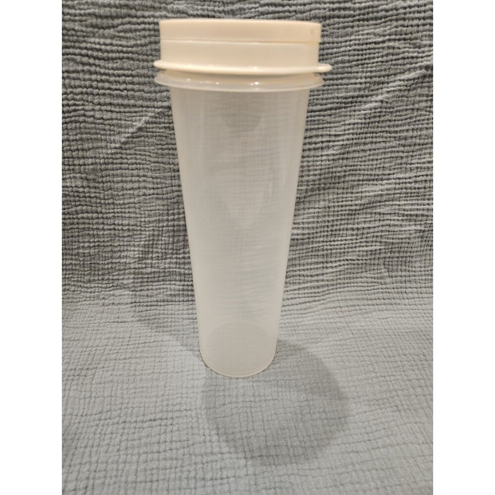 Vtg Rubbermaid Pasta Spaghetti Holder Servings Container Portion Measure Lid0110